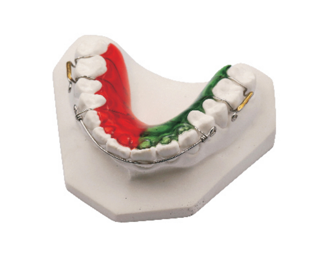 Introverted anterior teeth retainer